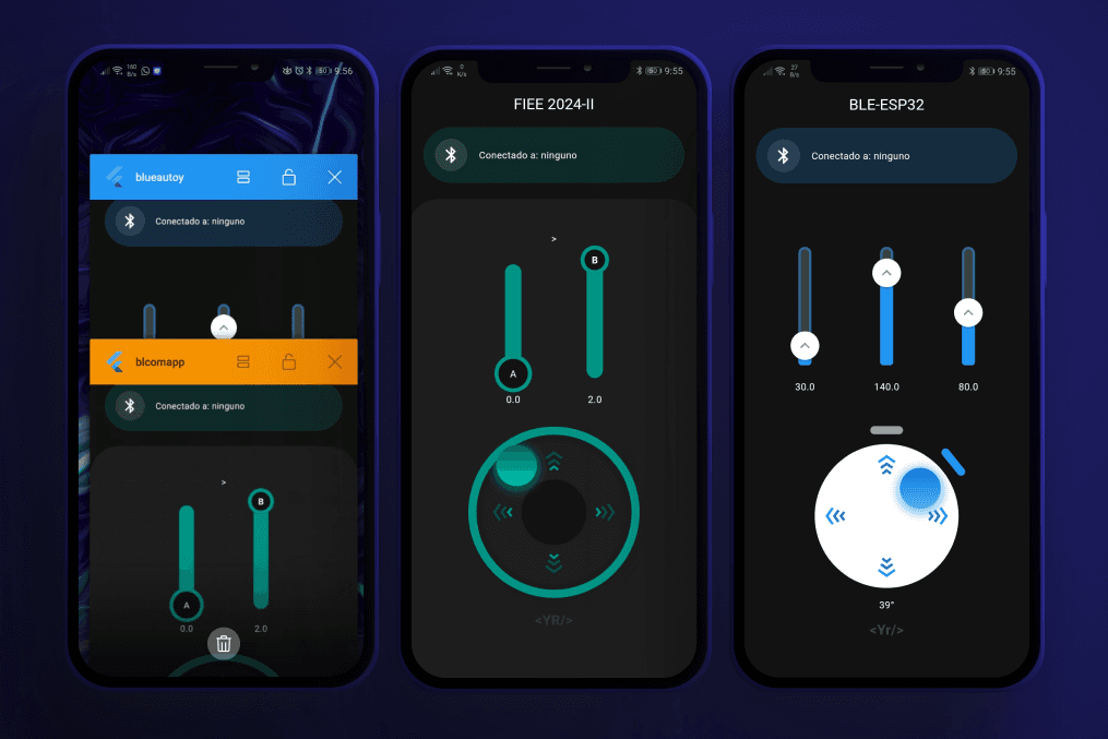 Captura del proyecto Bluetooth App (BLE, CLASSIC)